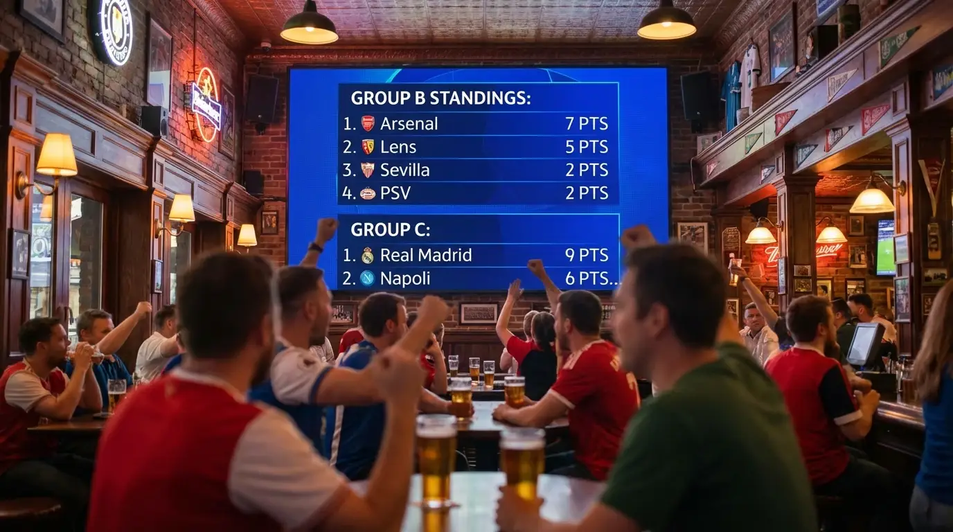 Mercados de apuestas a clasificación en Champions League